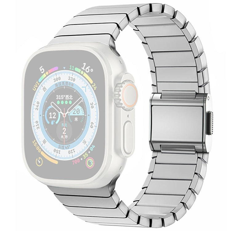 Watch Band Apple Watch Series 10 46mm Replacement Titanium Strap - Silver#serie_4