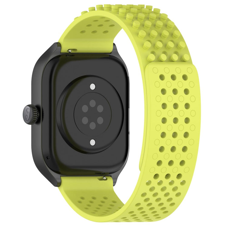 KALEBOL 22mm Silicone Strap Samsung Galaxy Watch3 45mm / Huawei Watch GT 5 46mm / GT 5 Pro 46mm Flat Push Type Watch Band - Lime#serie_5