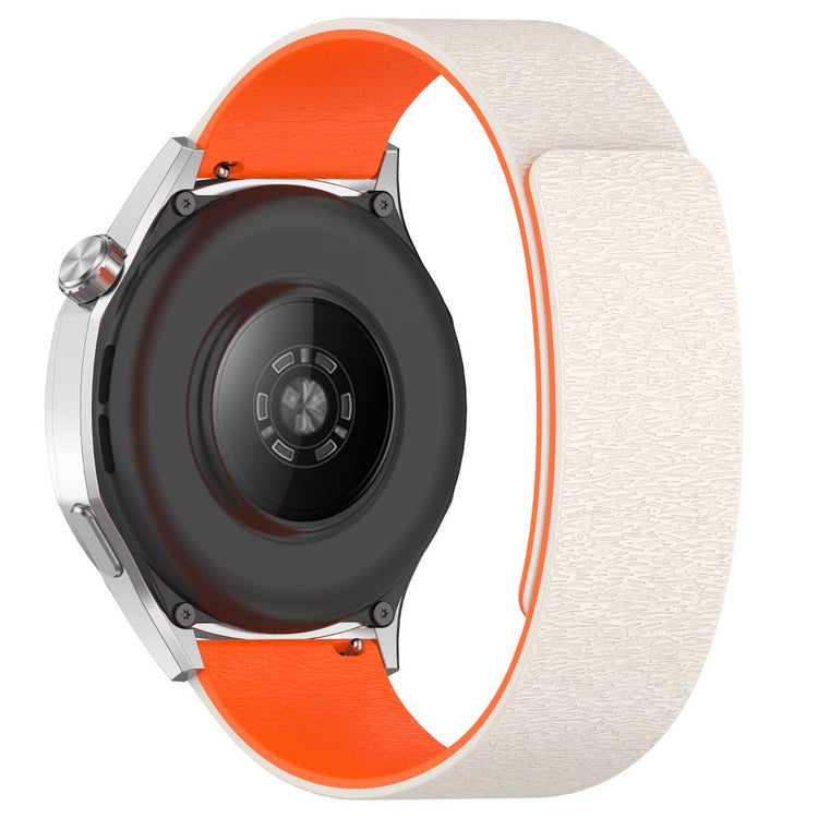 22mm Watch Band Huawei Watch GT 5 46mm Magnetic Silicone Strap - Starlight / Orange#serie_6
