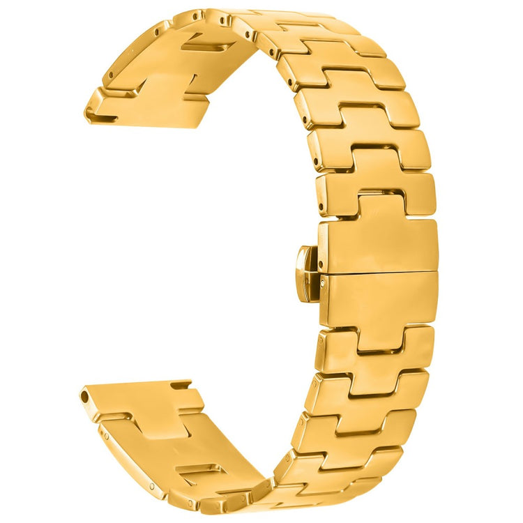 Huawei Watch 4 / 4 Pro Replacement Strap H Type Metal Watch Band - Gold#serie_2
