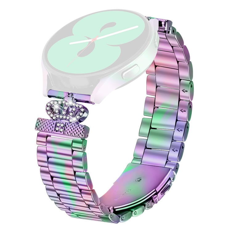 SyncUP Kids Watch Stainless Steel Strap Crown Shape Rhinestone Decor Watch Band - Colorful#serie_4