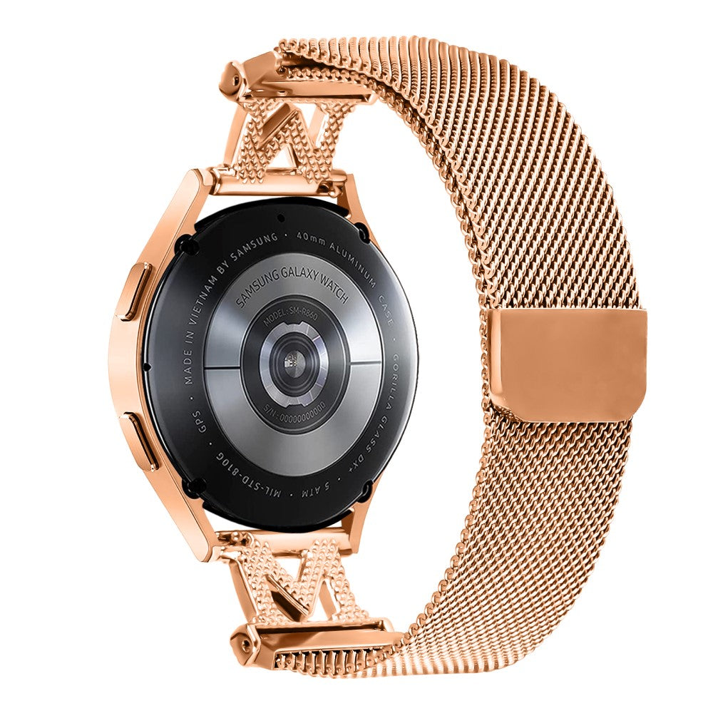 M-Type Milanese Bands SyncUP Kids Watch Stainless Steel Metal Strap - Rose Gold#serie_1