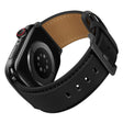 Modny Apple Smartwatch Skóra Naturalna Uniwersalne Pasek