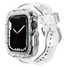 Stilren Silikone Universal Rem passer til Apple Smartwatch - Gennemsigtig#serie_2