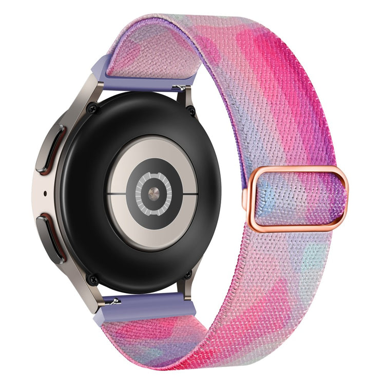 Super Godt Metal Og Nylon Universal Rem passer til Smartwatch - Lilla#serie_7