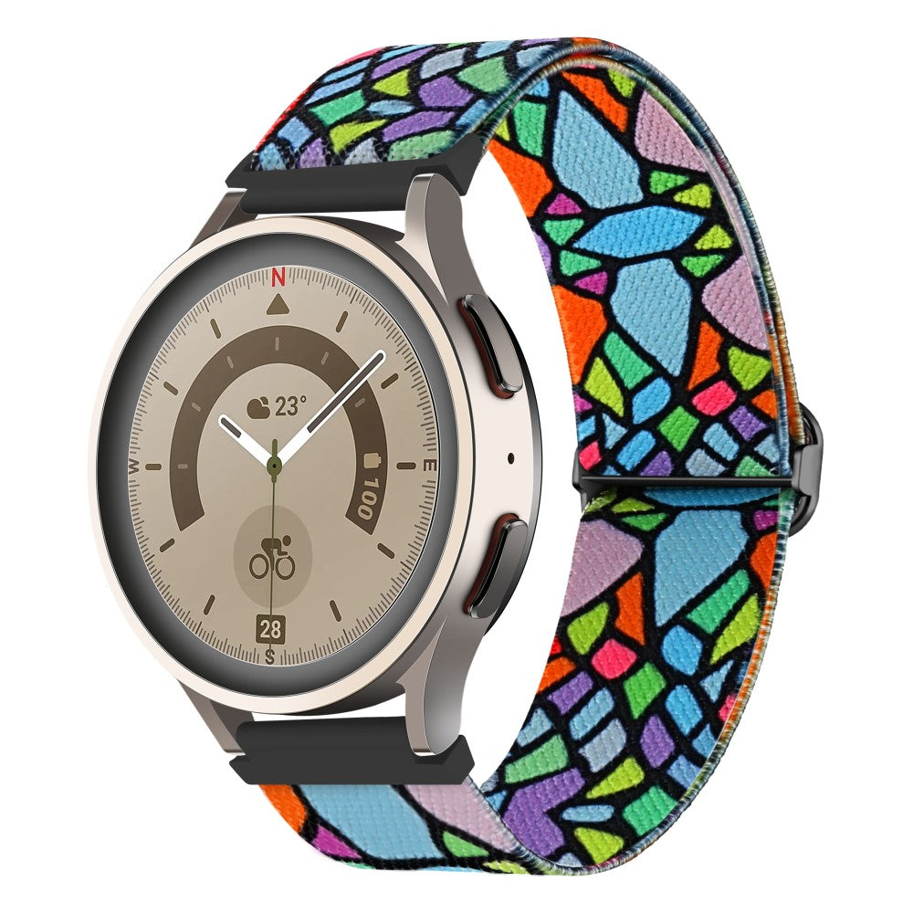 Super Godt Metal Og Nylon Universal Rem passer til Smartwatch - Flerfarvet#serie_8