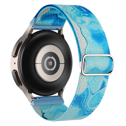 Patterned Nylon Watch Band for Coros Apex Pro / Apex 46mm - Ocean Blue Design#serie_2