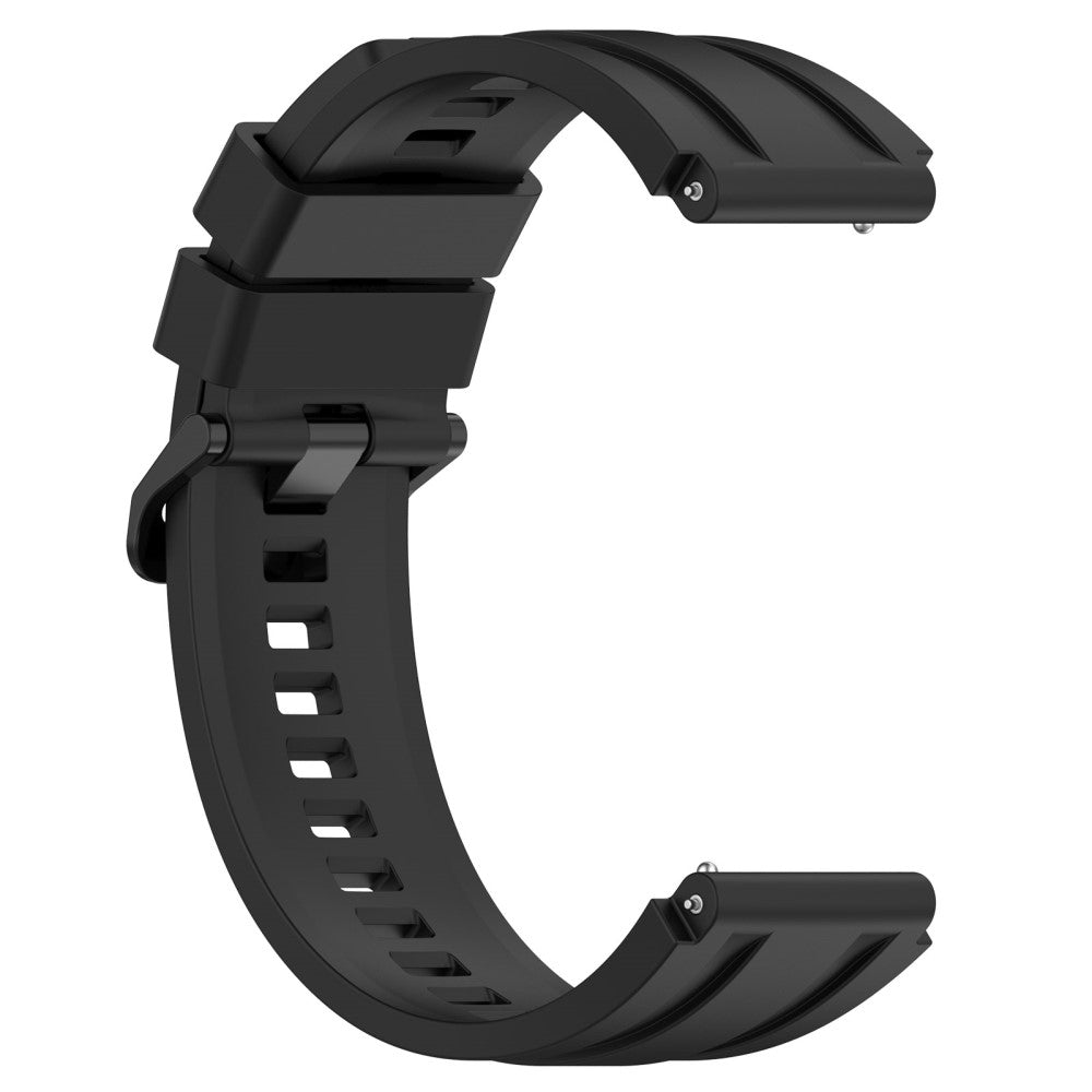 Superflot Metal Og Silikone Universal Rem passer til Smartwatch - Sort#serie_1