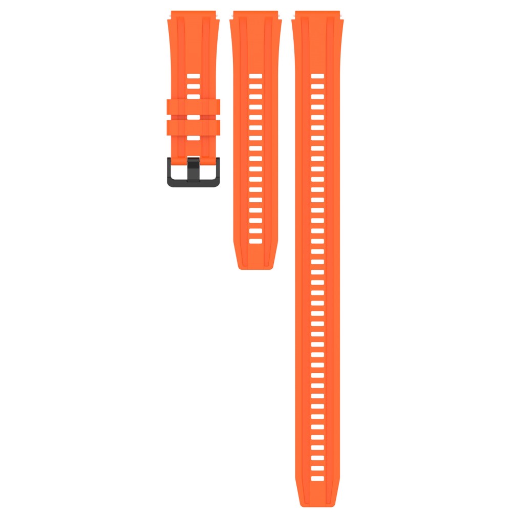 Superflot Metal Og Silikone Universal Rem passer til Smartwatch - Orange#serie_8