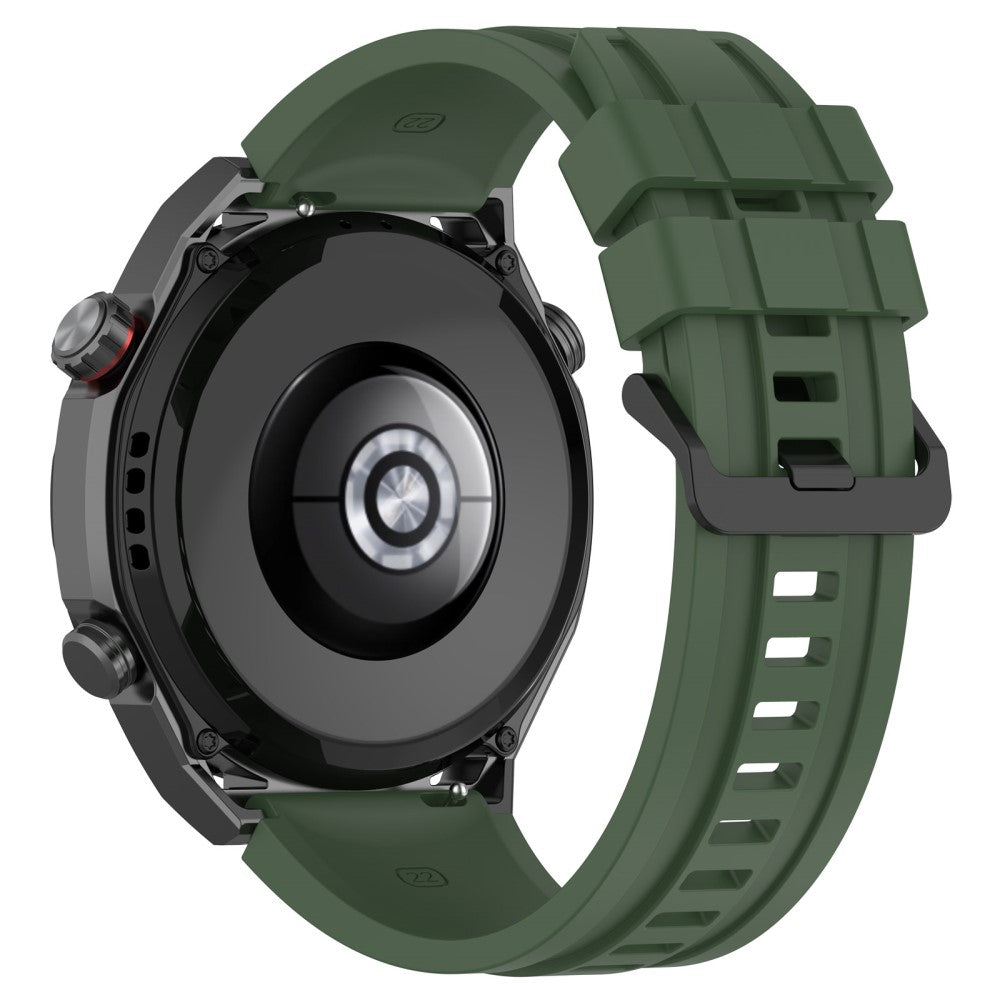 Silicone Watch Band for Huawei Watch Ultimate - Dark Green#serie_10