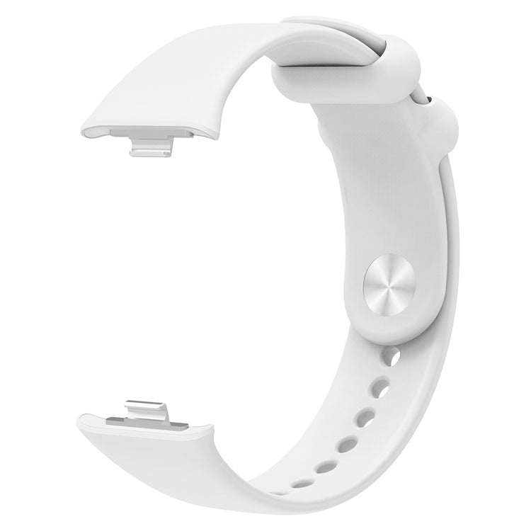 Helt Vildt Elegant Silikone Rem passer til Xiaomi Smart Band 8 Pro - Hvid#serie_2