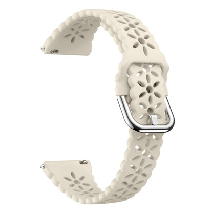 Udsøgt Silikone Universal Rem passer til Smartwatch - Hvid#serie_12