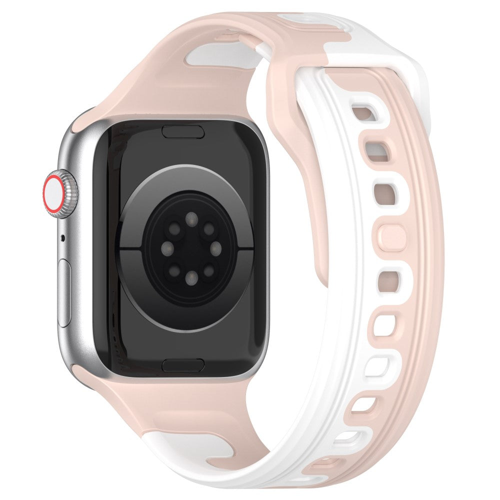 Vildt Holdbart Silikone Universal Rem passer til Apple Smartwatch - Pink#serie_3