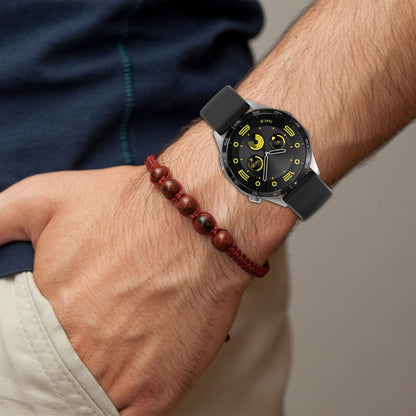 Helt Vildt Flot Silikone Universal Rem passer til Smartwatch - Hvid#serie_4