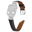 Super Stylowy Apple Smartwatch Skóra Syntetyczna Pu I Stras Uniwersalne Pasek