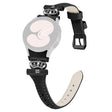 Stylowy Samsung Smartwatch Skóra Syntetyczna Pu I Stras Uniwersalne Pasek