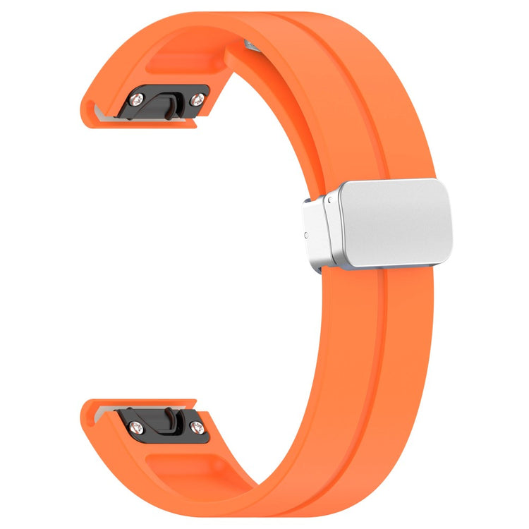 Fortrinligt Silikone Universal Rem passer til Smartwatch - Orange#serie_4