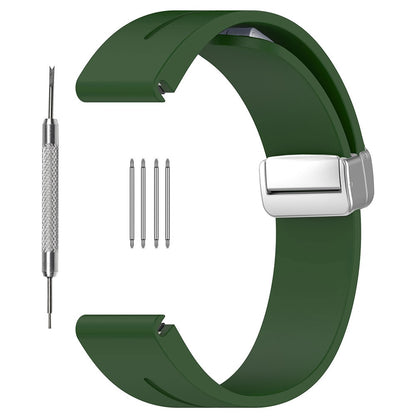 Fortrinligt Silikone Universal Rem passer til Smartwatch - Grøn#serie_9