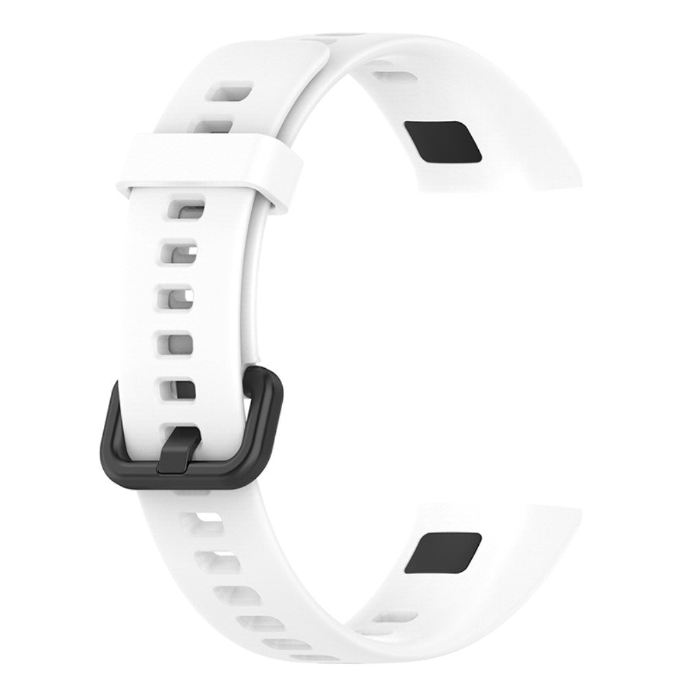 Vildt Slidstærk Silikone Rem passer til Huawei Watch 4 - Hvid#serie_1