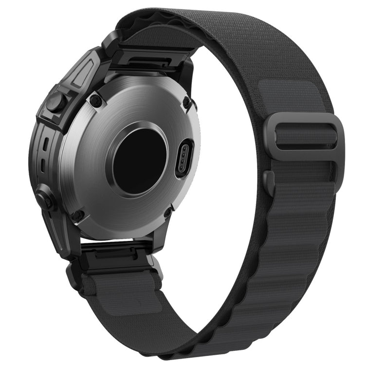 Stilren Nylon Universal Rem passer til Smartwatch - Sort#serie_1