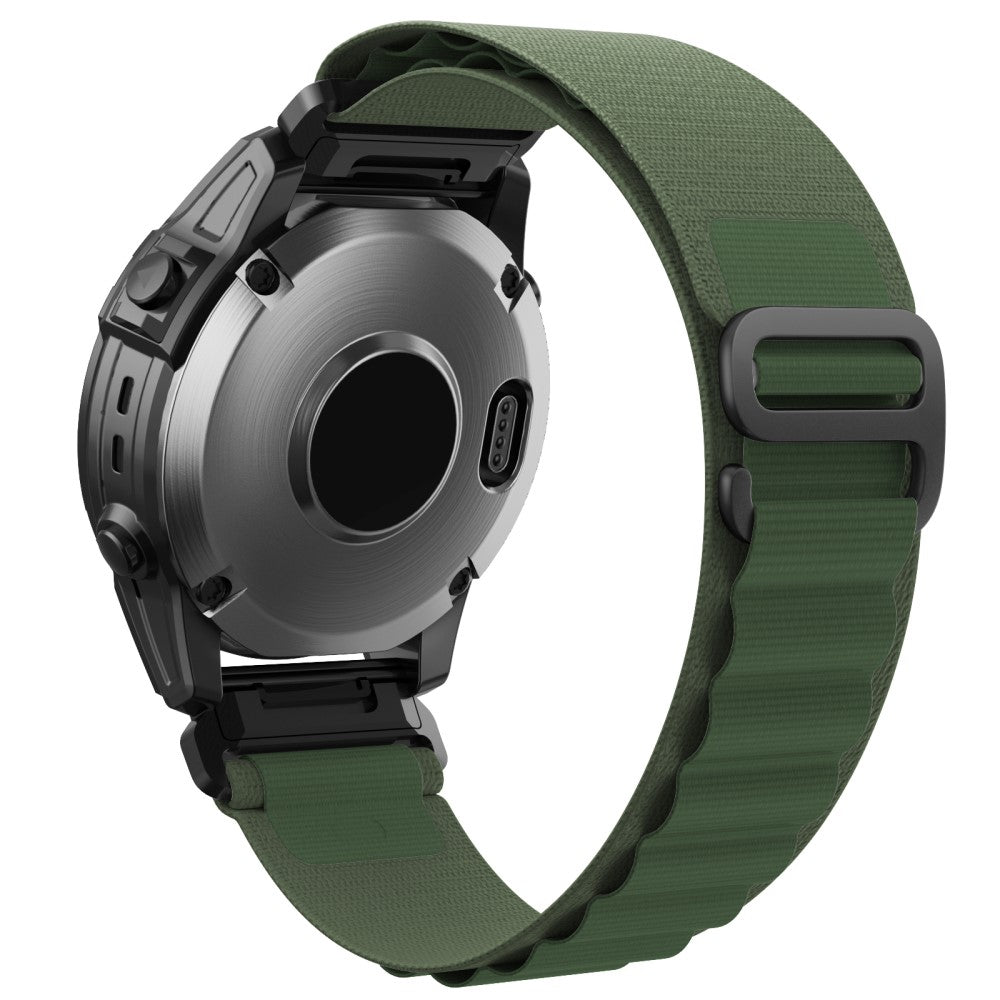 Stilren Nylon Universal Rem passer til Smartwatch - Grøn#serie_4