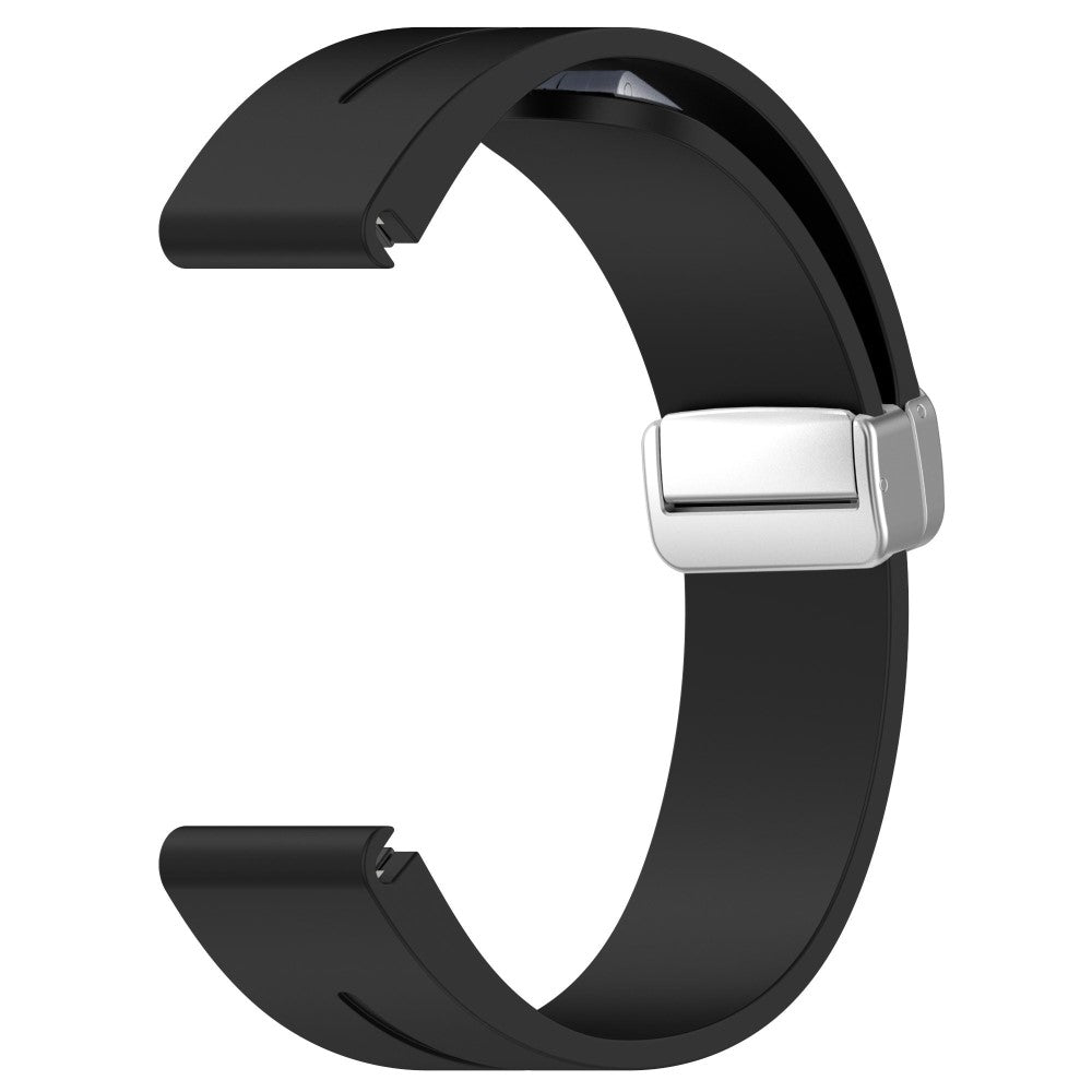 Super Godt Silikone Universal Rem passer til Smartwatch - Sort#serie_1