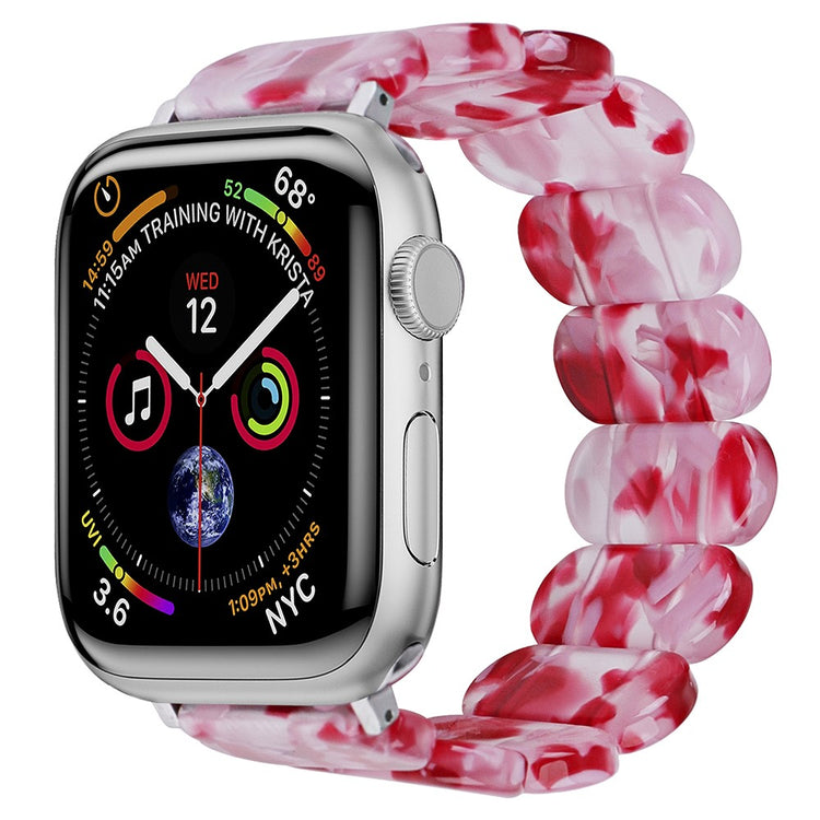 Rigtigt Cool Silikone Universal Rem passer til Apple Smartwatch - Pink#serie_17