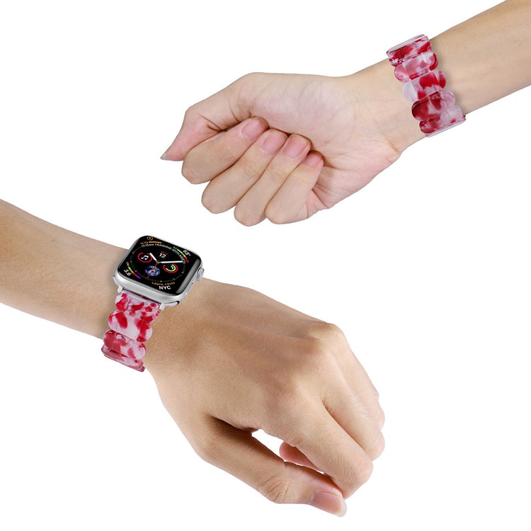 Rigtigt Cool Silikone Universal Rem passer til Apple Smartwatch - Pink#serie_17