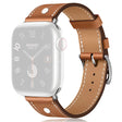 Mega Fajny Apple Smartwatch Skóra Naturalna Uniwersalne Pasek