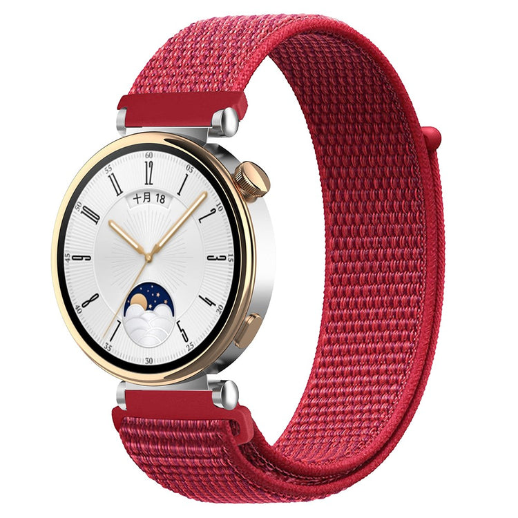 Vildt Elegant Nylon Universal Rem passer til Smartwatch - Rød#serie_17