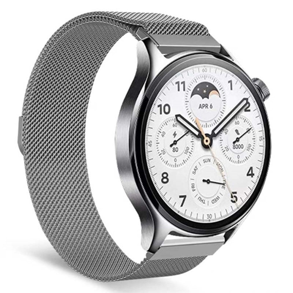 Meget Pænt Metal Universal Rem passer til Smartwatch - Sølv#serie_3