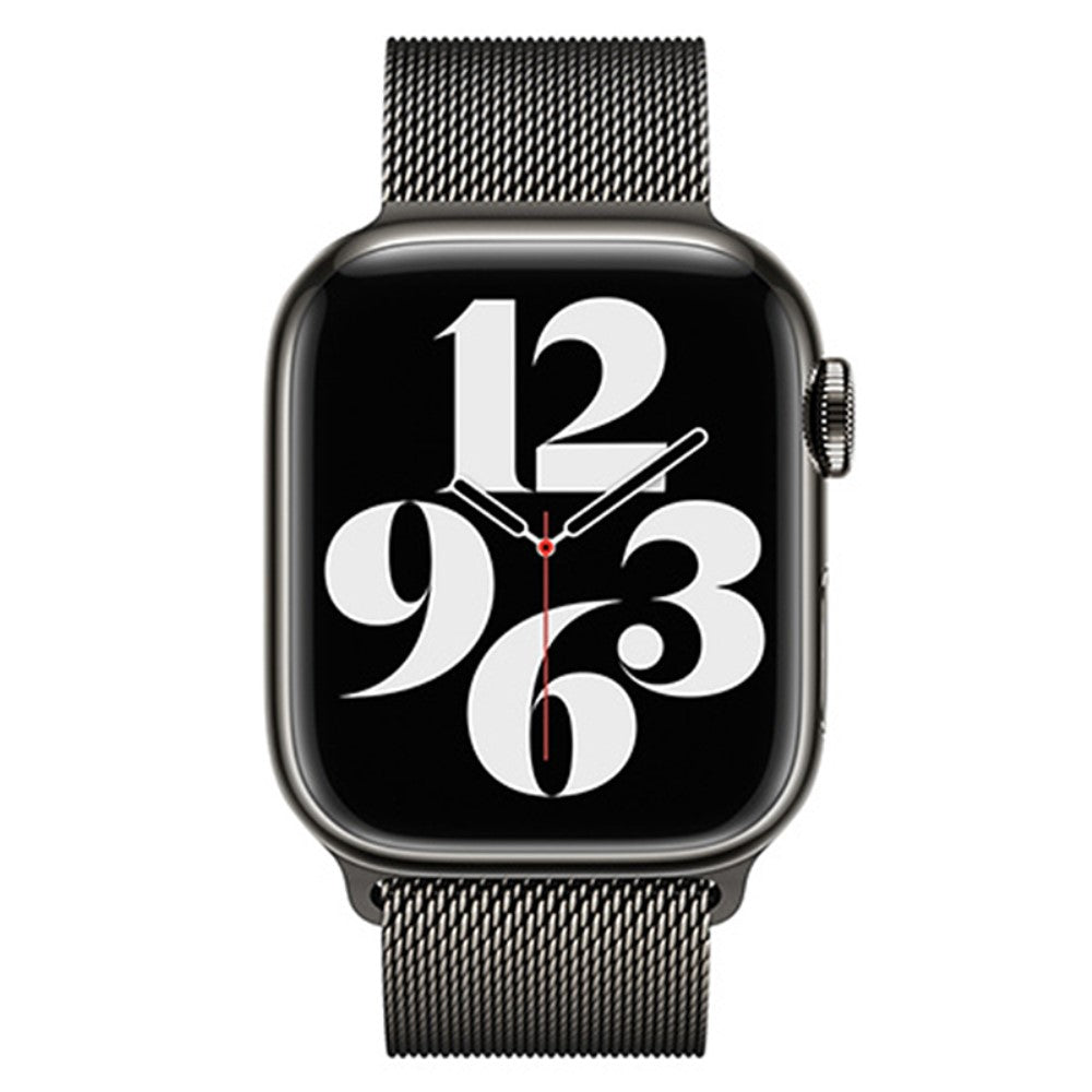 Vildt Rart Metal Universal Rem passer til Apple Smartwatch - Sort#serie_2