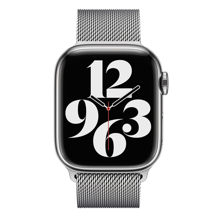 Vildt Rart Metal Universal Rem passer til Apple Smartwatch - Sølv#serie_15