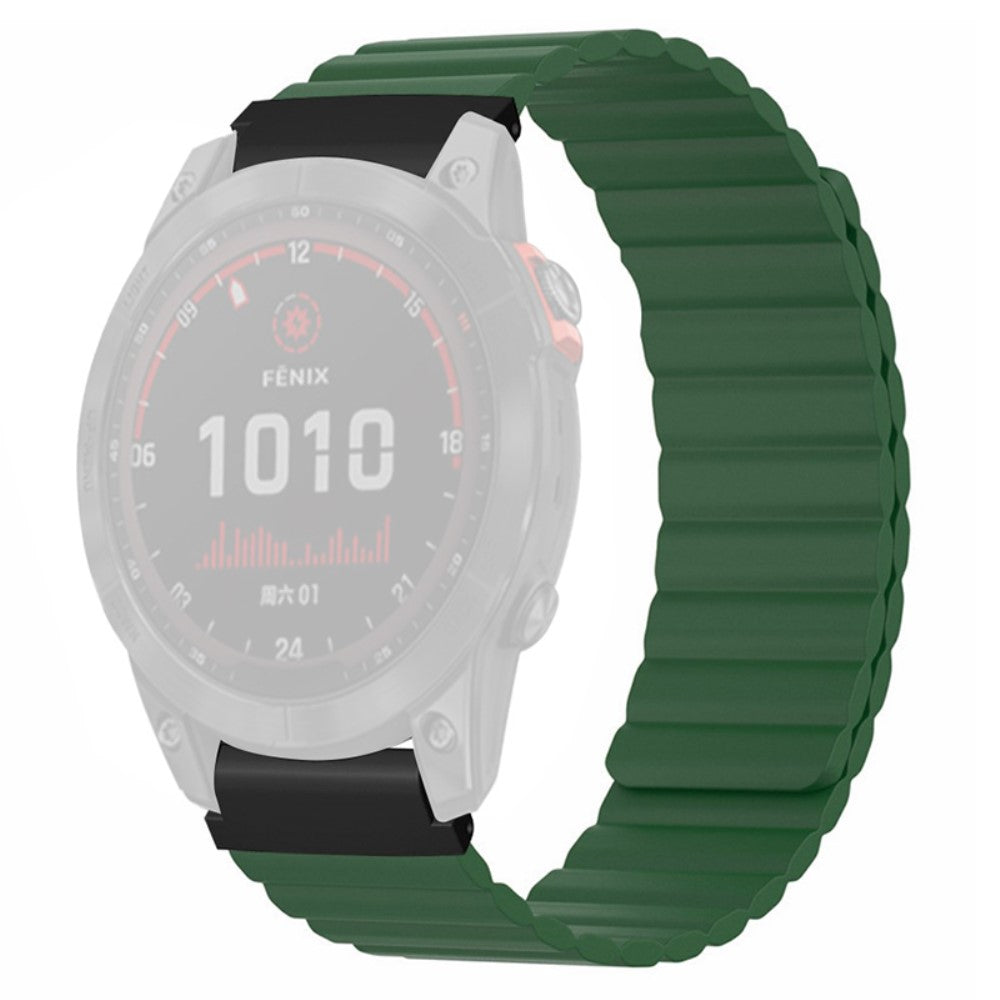 Rigtigt Fantastisk Silikone Universal Rem passer til Garmin Smartwatch - Grøn#serie_3