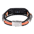 Super Fantastyczny Huawei Honor Band 4 / Honor Band 5 Metal I Skóra Syntetyczna Pu Uniwersalne Pasek
