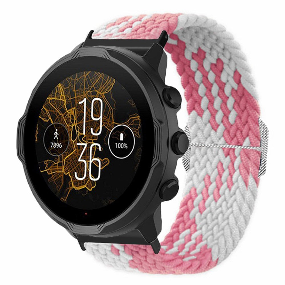 Vildt Holdbart Nylon Universal Rem passer til Smartwatch - Pink#serie_1