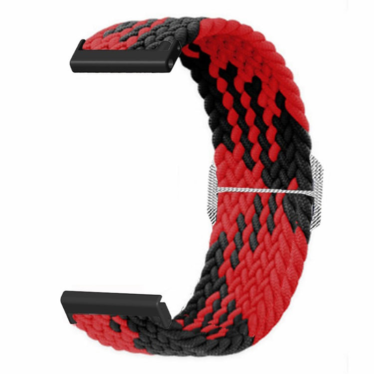 Vildt Holdbart Nylon Universal Rem passer til Smartwatch - Rød#serie_7