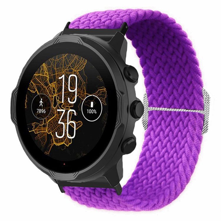 Vildt Holdbart Nylon Universal Rem passer til Smartwatch - Lilla#serie_14