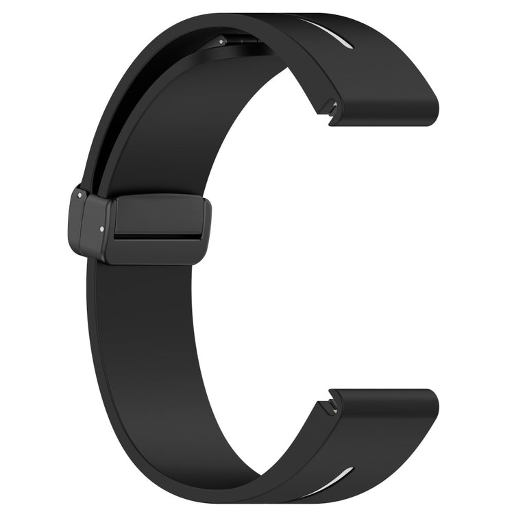 Fantastisk Silikone Universal Rem passer til Smartwatch - Sort#serie_6