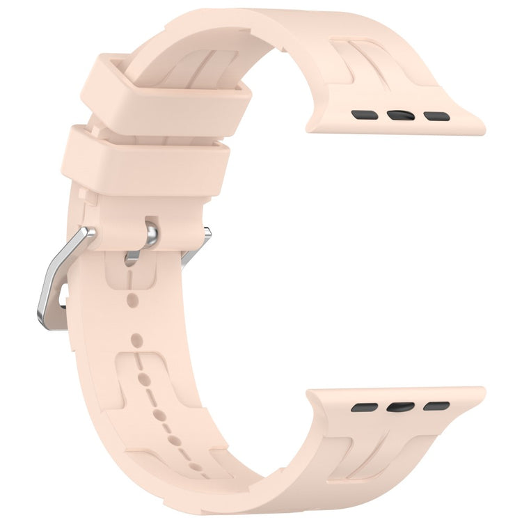 Sejt Silikone Universal Rem passer til Apple Smartwatch - Pink#serie_4