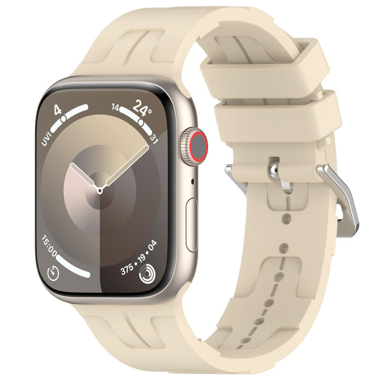 Sejt Silikone Universal Rem passer til Apple Smartwatch - Brun#serie_5