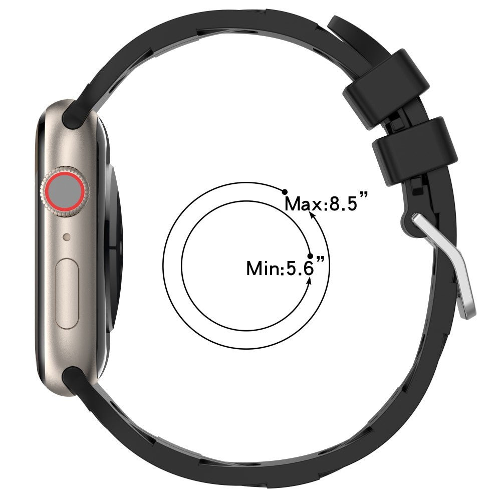 Sejt Silikone Universal Rem passer til Apple Smartwatch - Brun#serie_5