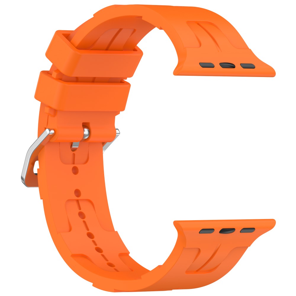 Sejt Silikone Universal Rem passer til Apple Smartwatch - Orange#serie_12