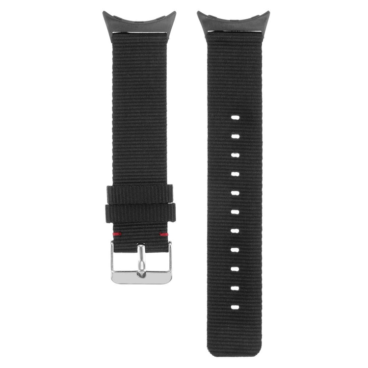 Nylon Universal Rem passer til Google Pixel Watch / Google Pixel Watch 2 - Sort#serie_1