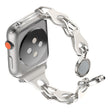 Super Schludny Apple Smartwatch Metal I Skóra Syntetyczna Pu Uniwersalne Pasek