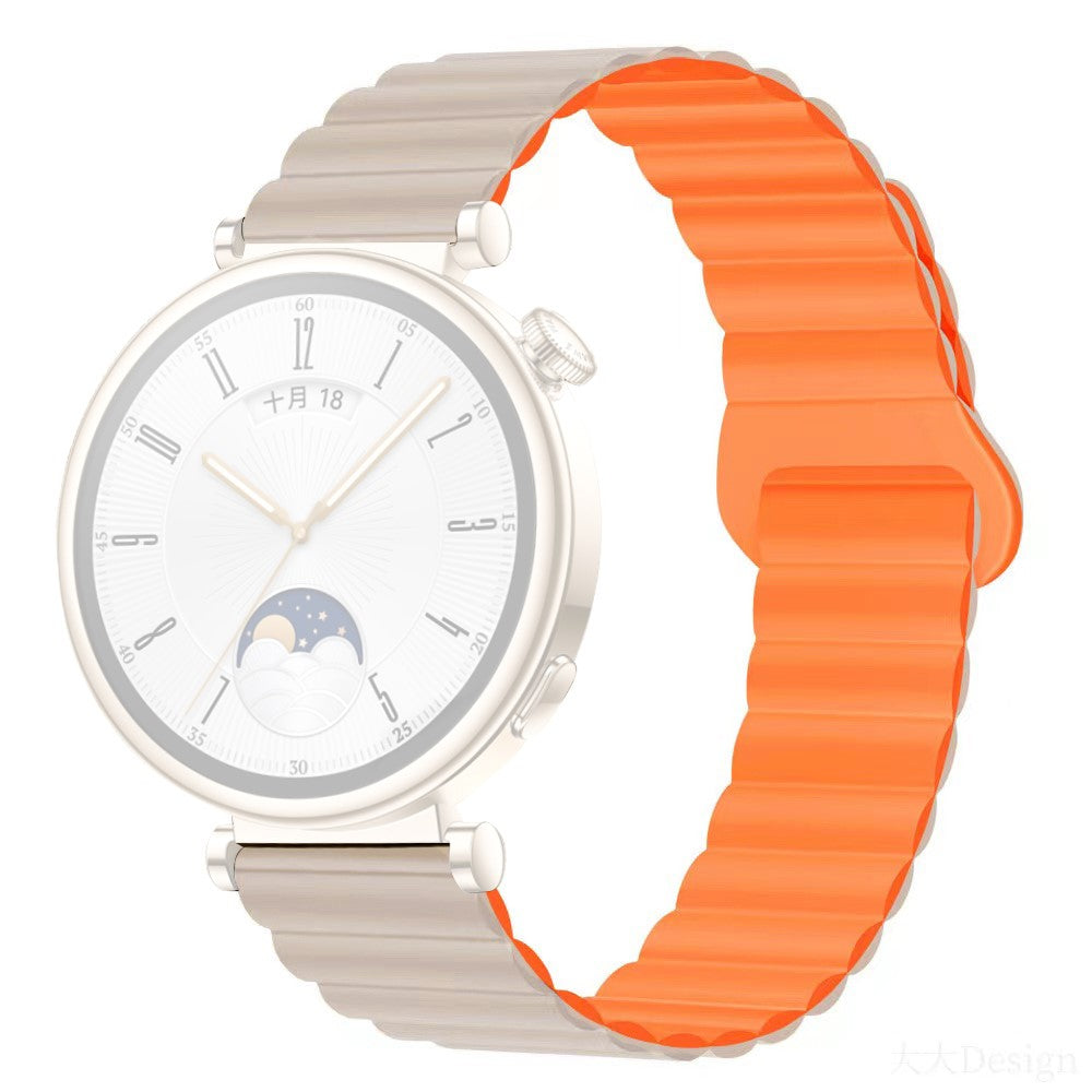 Mega Fint Silikone Universal Rem passer til Smartwatch - Orange#serie_11