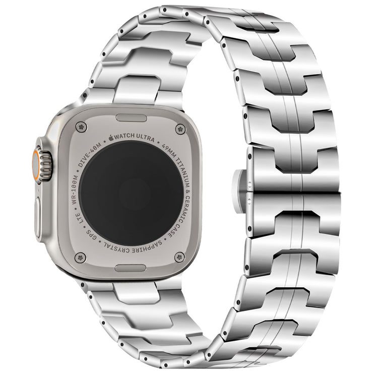 Alle Tiders Metal Universal Rem passer til Apple Smartwatch - Sølv#serie_192