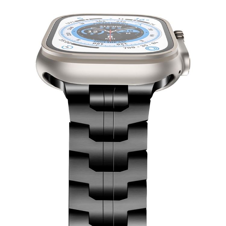 Stilren Metal Universal Rem passer til Apple Smartwatch - Sort#serie_193