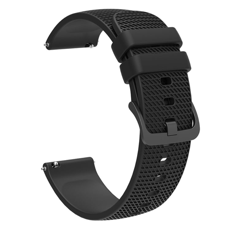 Sejt Silikone Universal Rem passer til Smartwatch - Sort#serie_1