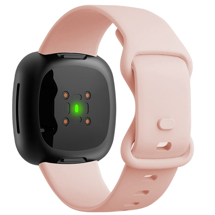 Super Smuk Silikone Universal Rem passer til Fitbit Smartwatch - Pink#serie_7